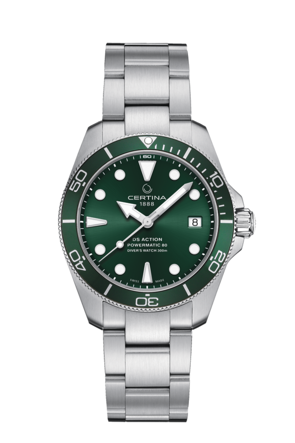 DS Action Diver 38mm Powermatic 80 Automatic Green 316L stainless steel 38mm - #0