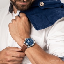 Men watch ∙ Automatic ∙ Blue ∙ Super-LumiNova ∙ Leather - #3