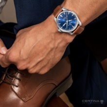 Men watch ∙ Automatic ∙ Blue ∙ Super-LumiNova ∙ Leather - #3