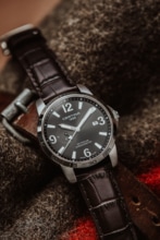 Men watch ∙ Quartz ∙ Black ∙ Super-LumiNova ∙ Leather - #3