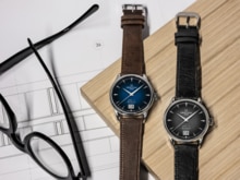 Men watch ∙ Automatic ∙ Blue ∙ Quick-release system ∙ Leather - #3