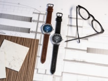 Men watch ∙ Automatic ∙ Blue ∙ Quick-release system ∙ Leather - #3