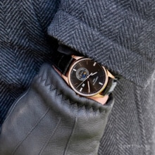 Men watch ∙ Quartz ∙ Black ∙ Super-LumiNova ∙ Leather - #3