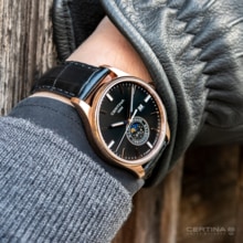 Men watch ∙ Quartz ∙ Black ∙ Super-LumiNova ∙ Leather - #3