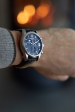 Men watch ∙ Quartz ∙ Blue ∙ Super-LumiNova ∙ Leather - #3