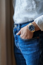 Unisex watch ∙ Automatic ∙ Blue ∙ Super-LumiNova ∙ PVD coating ∙ 316L stainless steel - #3