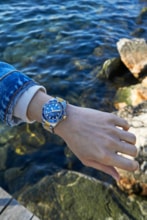 Unisex watch ∙ Automatic ∙ Blue ∙ Super-LumiNova ∙ PVD coating ∙ 316L stainless steel - #3