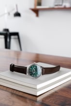 Men watch ∙ Automatic ∙ Green ∙ Super-LumiNova ∙ Quick-release system ∙ Leather - #3