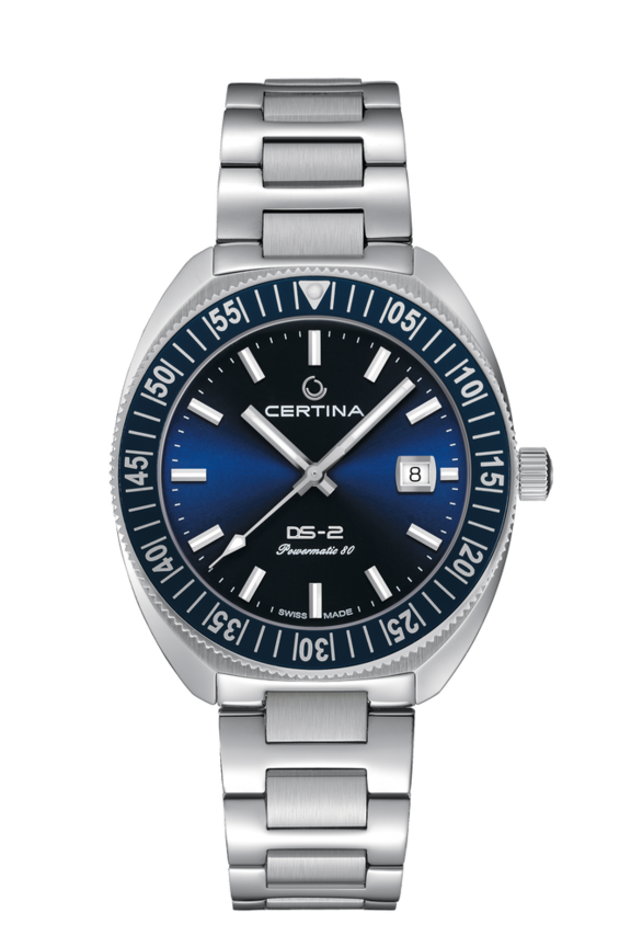 Reloj Certina DS 2 esfera azul brazalete acero 41.10mm C0246071104102