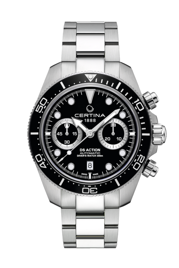 DS Action Diver Chrono Automatic Black 316L stainless steel 44.6mm - #0