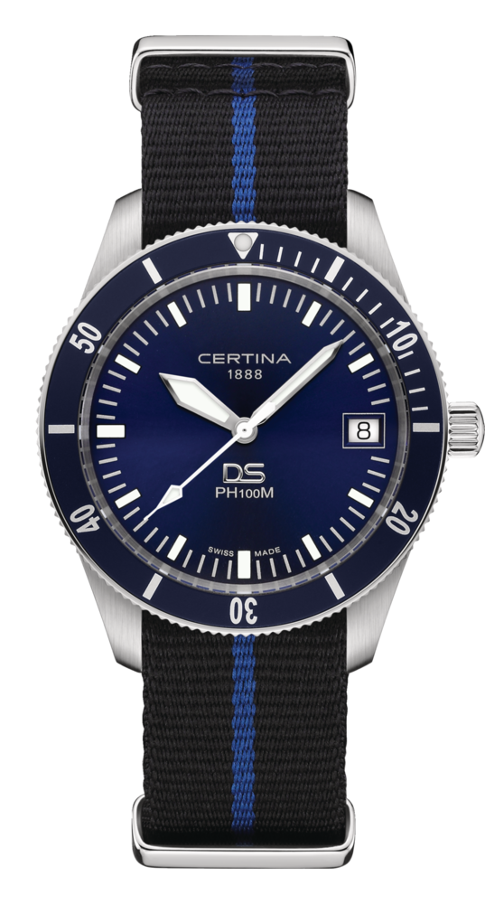 DS PH100M Gent Quartz Blue 316L stainless steel 40.5mm - #0