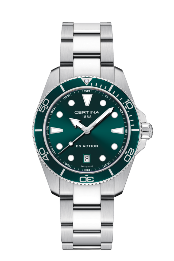 Men watch ∙ Quartz ∙ Green ∙ 316L stainless steel - #0