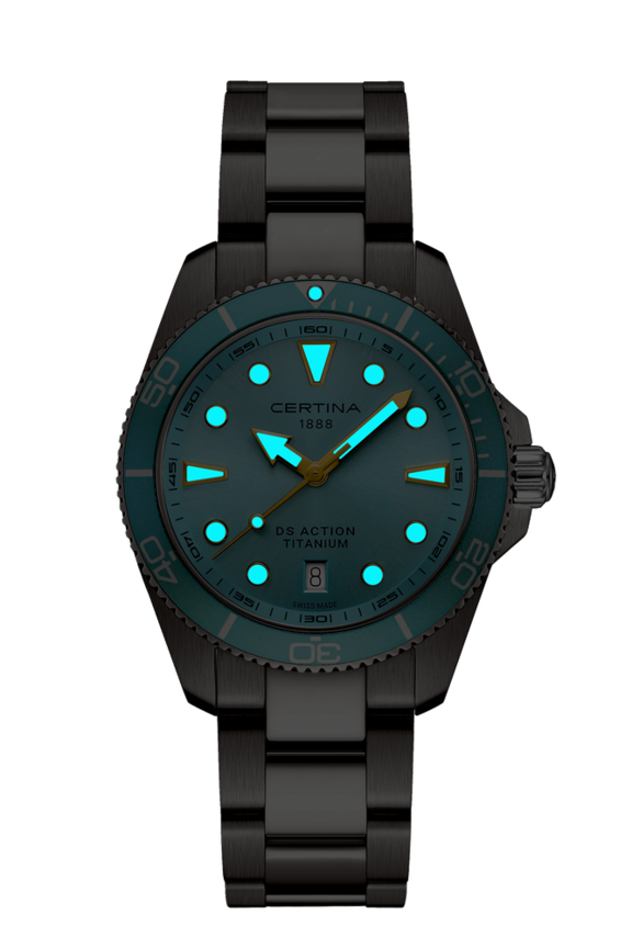 Men watch ∙ Quartz ∙ Light Blue ∙ Titanium - #2