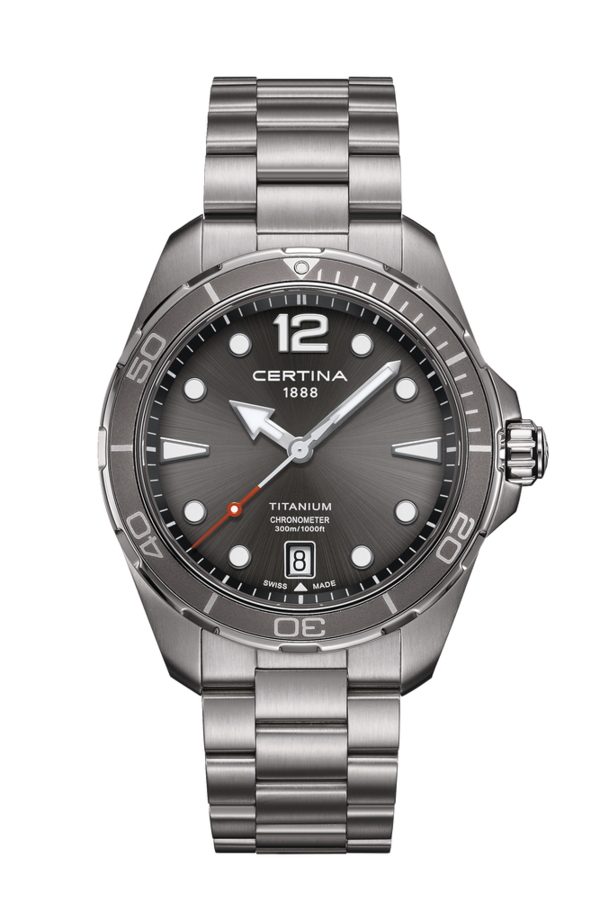 DS Action Quartz Grey Titanium: SwissWatch | Certina